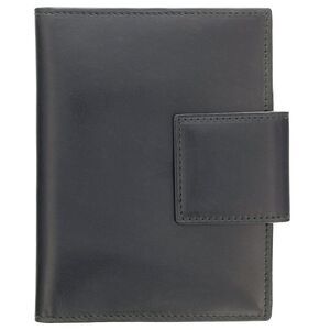 Damaged Very Good Condition Prada Black Leather Notebook/Passport Holder
